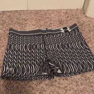 Under Amour black and white booty shorts